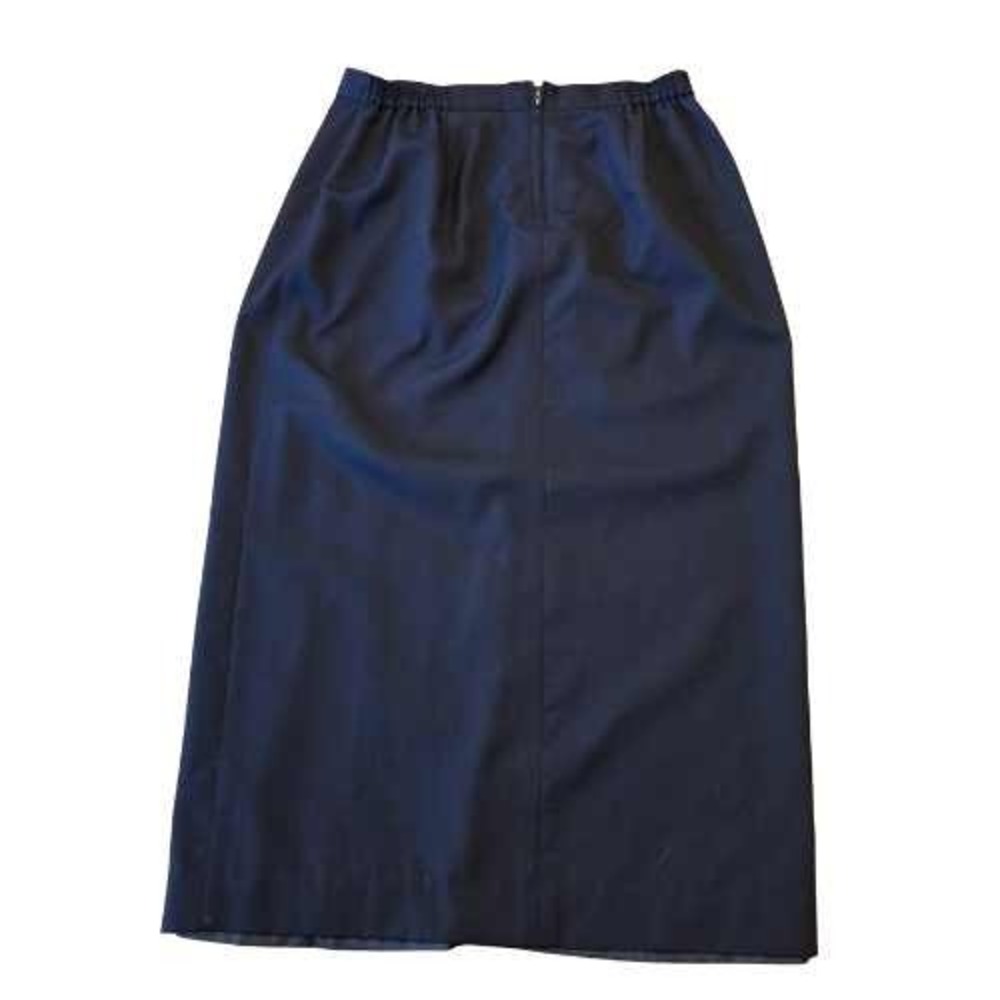 Classic Wool Blend 14 Black Full Length Skirt Women's Vintage 90s‎ Fully Lined